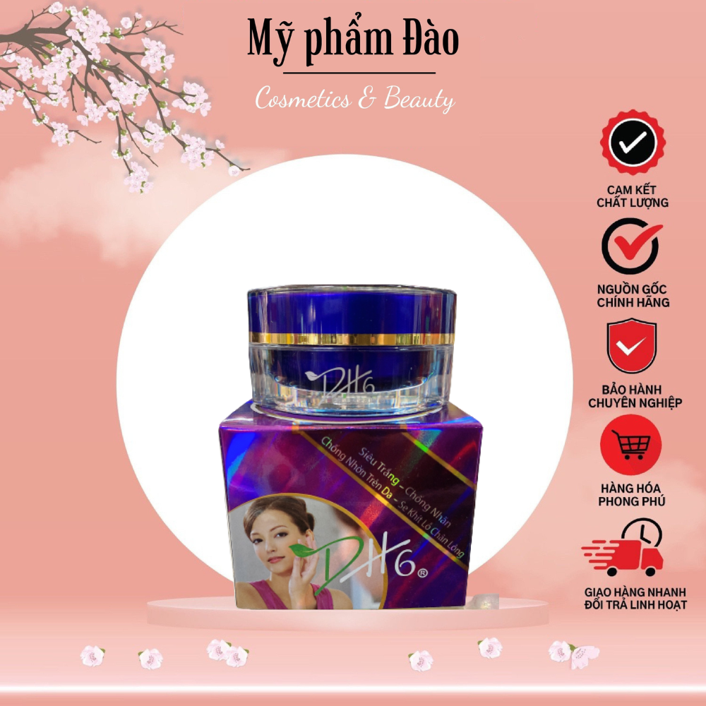 Kem dh6 siêu trắng- chống nhăn- giảm nhờn- se khít lỗ chân lông 20g