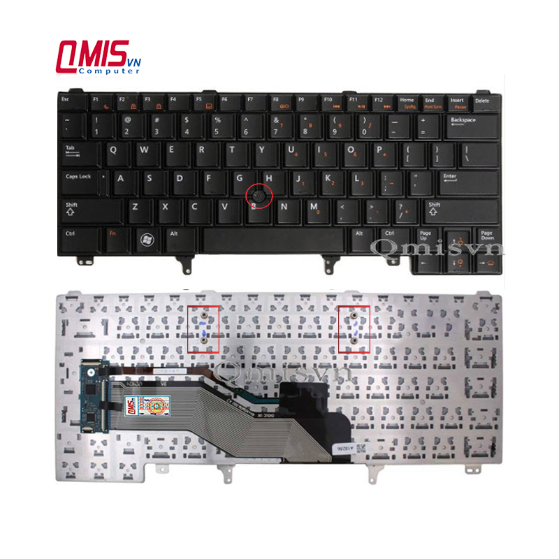 Bàn phím laptop Dell Latitude E5420 E5430 E6220 E6230 E6320 E6330 E6420 E6430 E6440 XT3