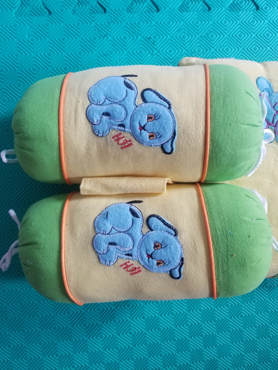 [HCM]Bộ gối chặn bông cao cấp cho bé