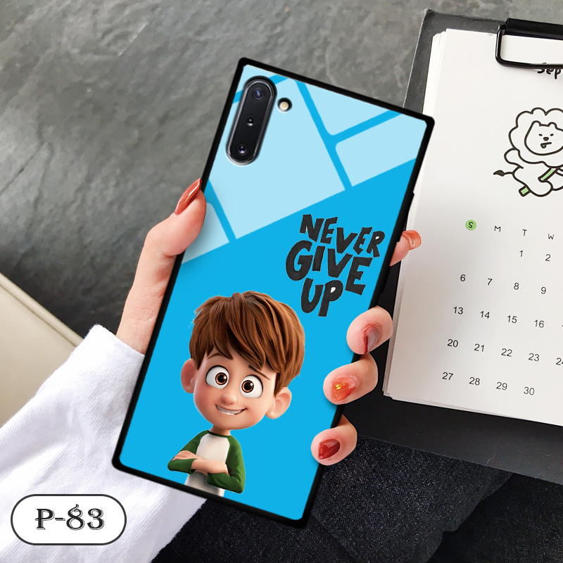 Ốp lưng kính 3D cute Samsung Note 10