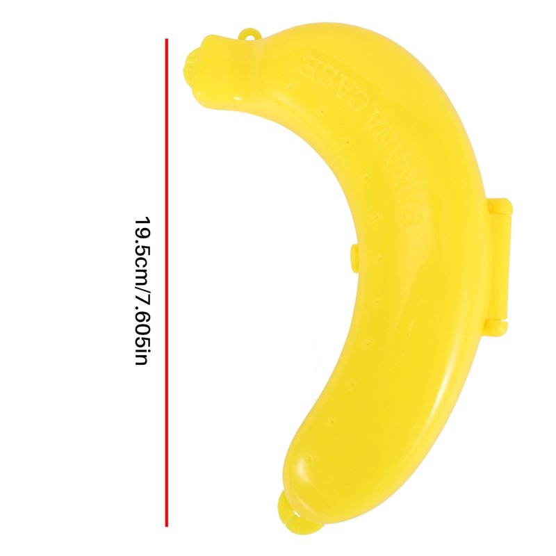 Cute Fruit Banana Protector Box Holder Case Lunch Container Storage Banana Case Kitchen Tools Plastic