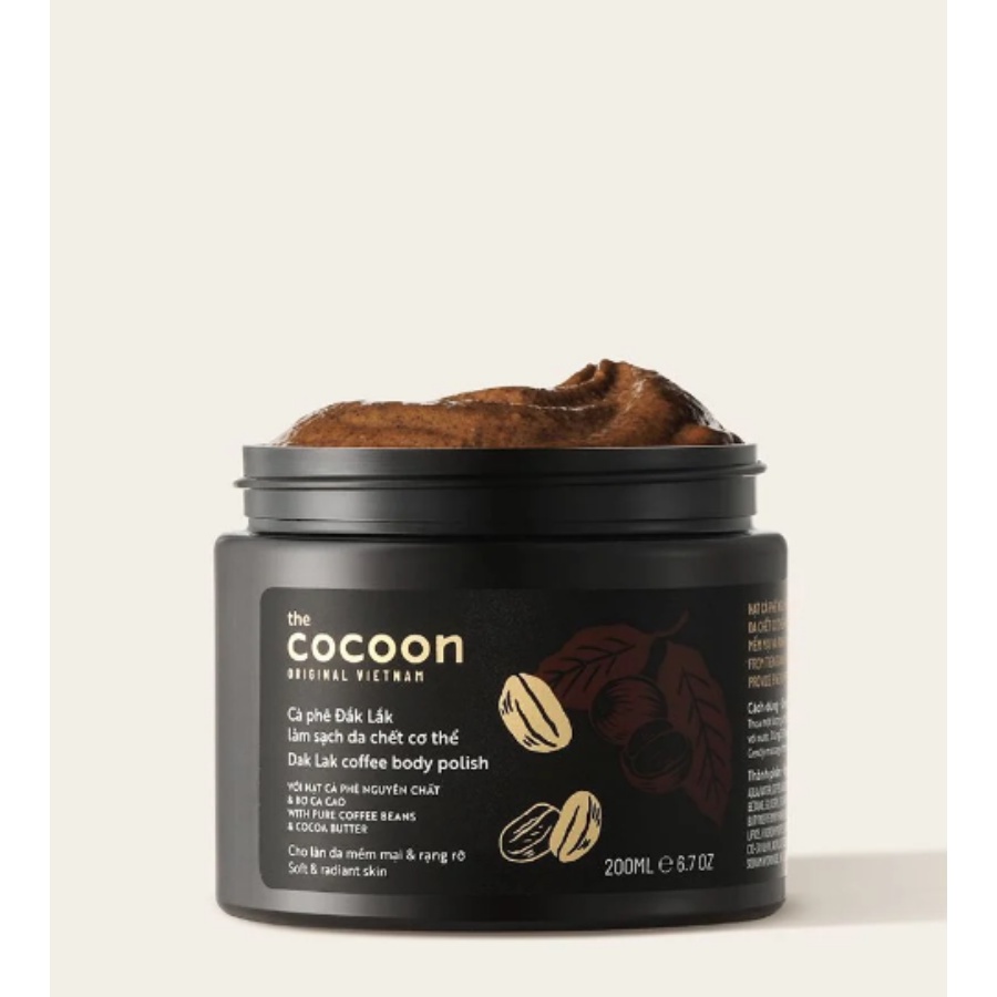 Cà Phê Đắk lắk Làm Sạch Da Chết Cocoon 200ml