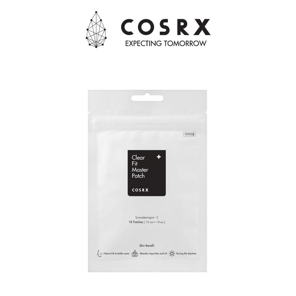 Miếng Dán Mụn Cosrx Clear Fit Master Patch (Gồm 18 miếng dán) Đen
