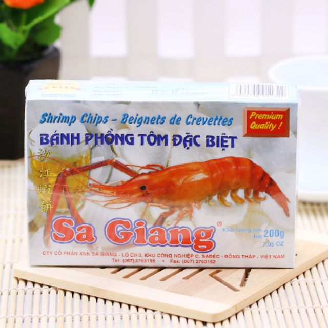 Bánh phồng tôm đặc biệt Sa Giang 200g