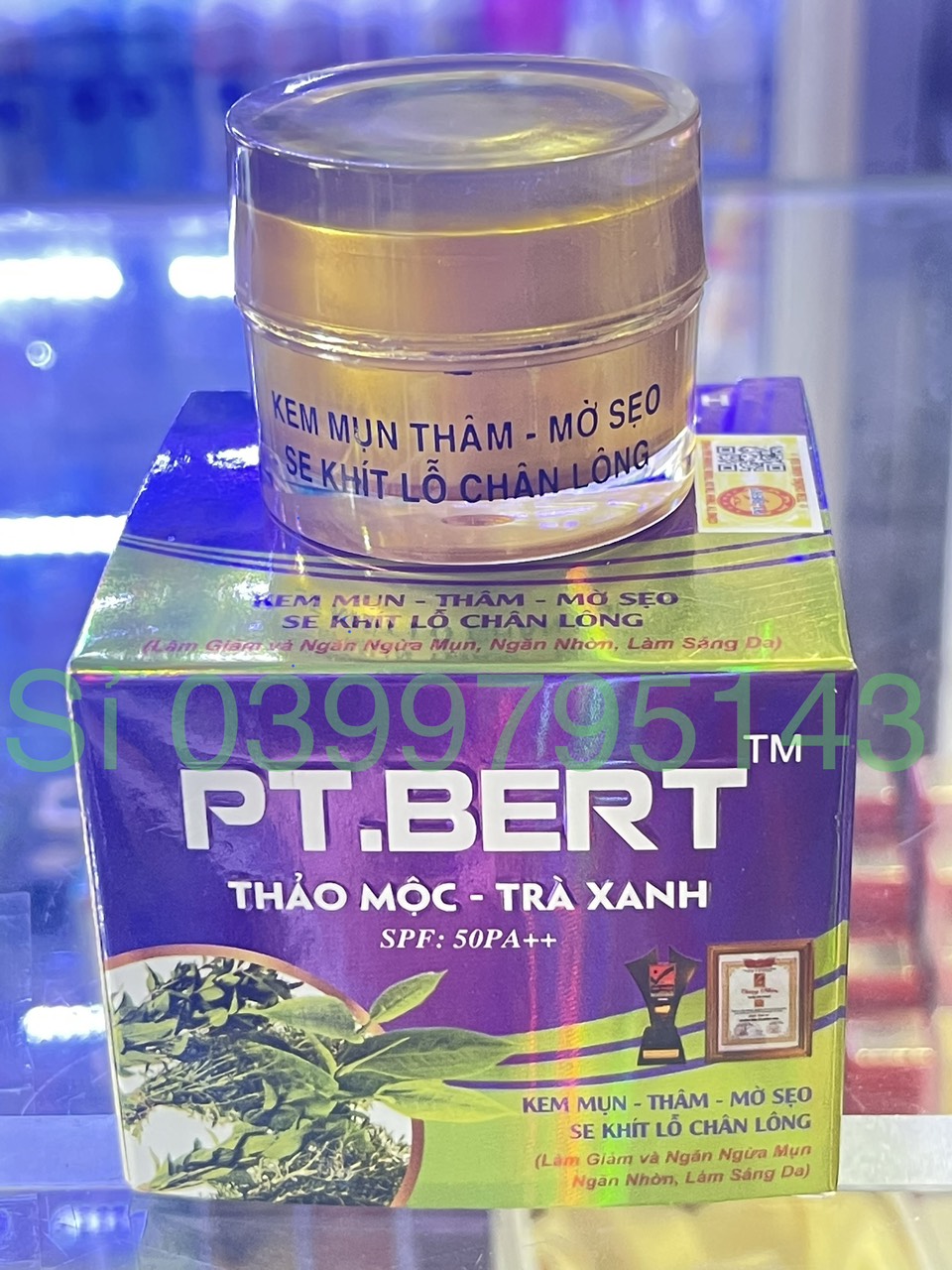 Kem mụn _ nám _ trắng da tái tạo pt _ bert thảo mộc 10g