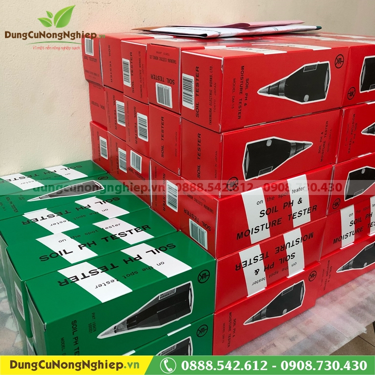 Máy đo độ pH độ ẩm của đất 2 trong 1 Takemura DM15