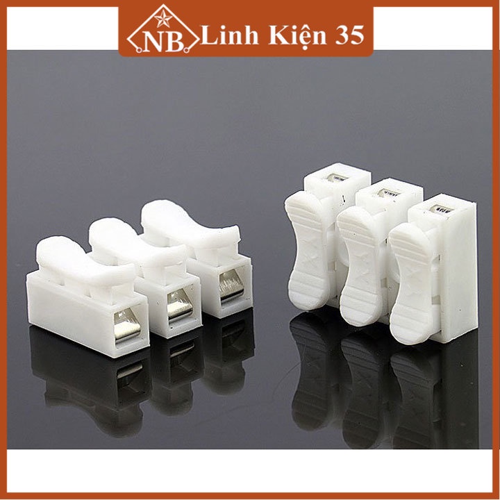 Cầu nối dây điện 3P (từ nhựa PP trắng) - 1 chiếc