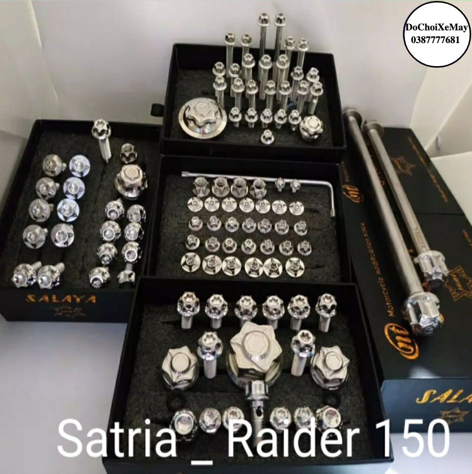 Combo full xe ốc Salaya cho Ex150 Exciter Winner Sonic Satria Wave . DoChoiXeMay