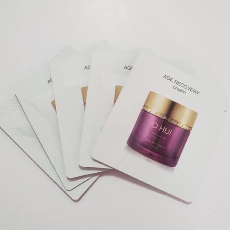 1 gói kem Ohui tím 1ml kem dưỡng Ohui tím chống lão hoá bổ sung colagen Ohui tím dưỡng sáng khoẻ da 1ml