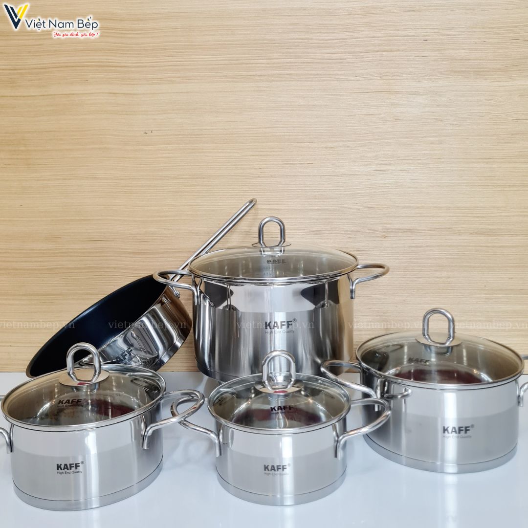 Bộ nồi inox cao cấp 5 món KAFF KF-ST09304