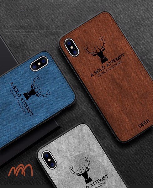 Ốp lưng iPhone X vải hiệu DEER