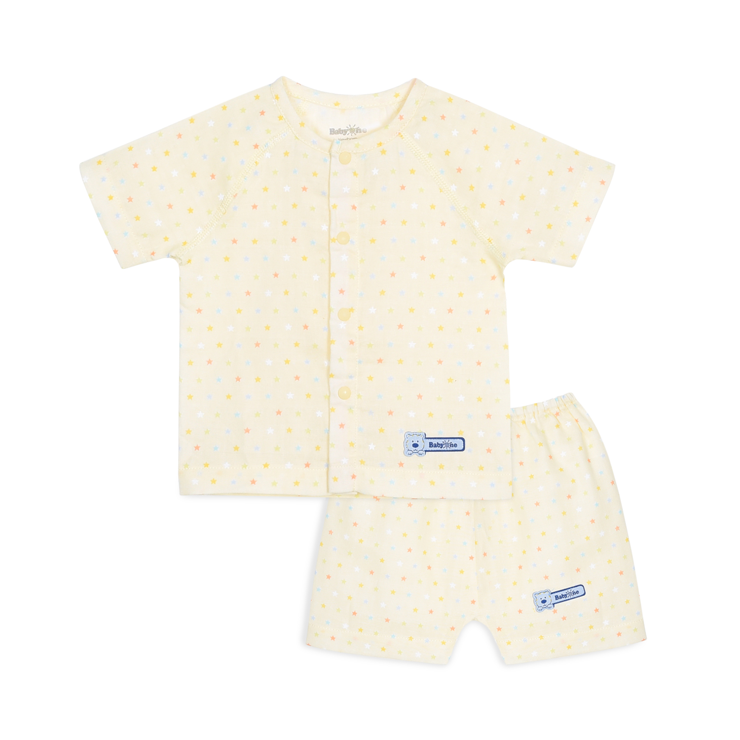 BỘ SƠ SINH XÔ NHẬT TAY NGẮN 1214- HELLO BB (họa tiết ngẫu nhiên)