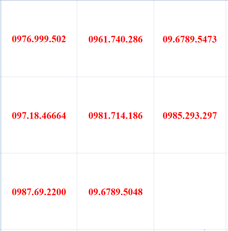 Sim sô đẹp, sim tứ quý, sim thần tài, sim lộc phát, sim năm sinh