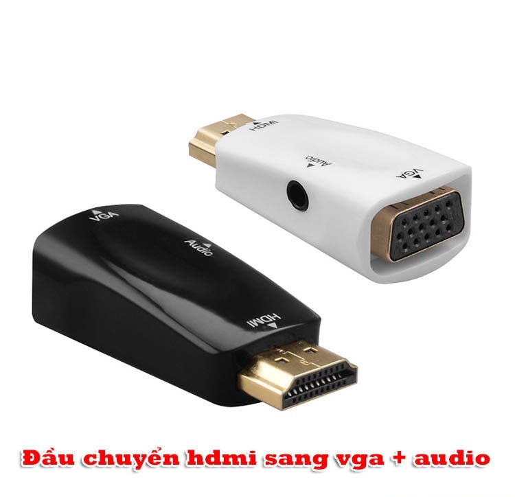 Đầu chuyển đổi HDMI sang VGA (trắng)