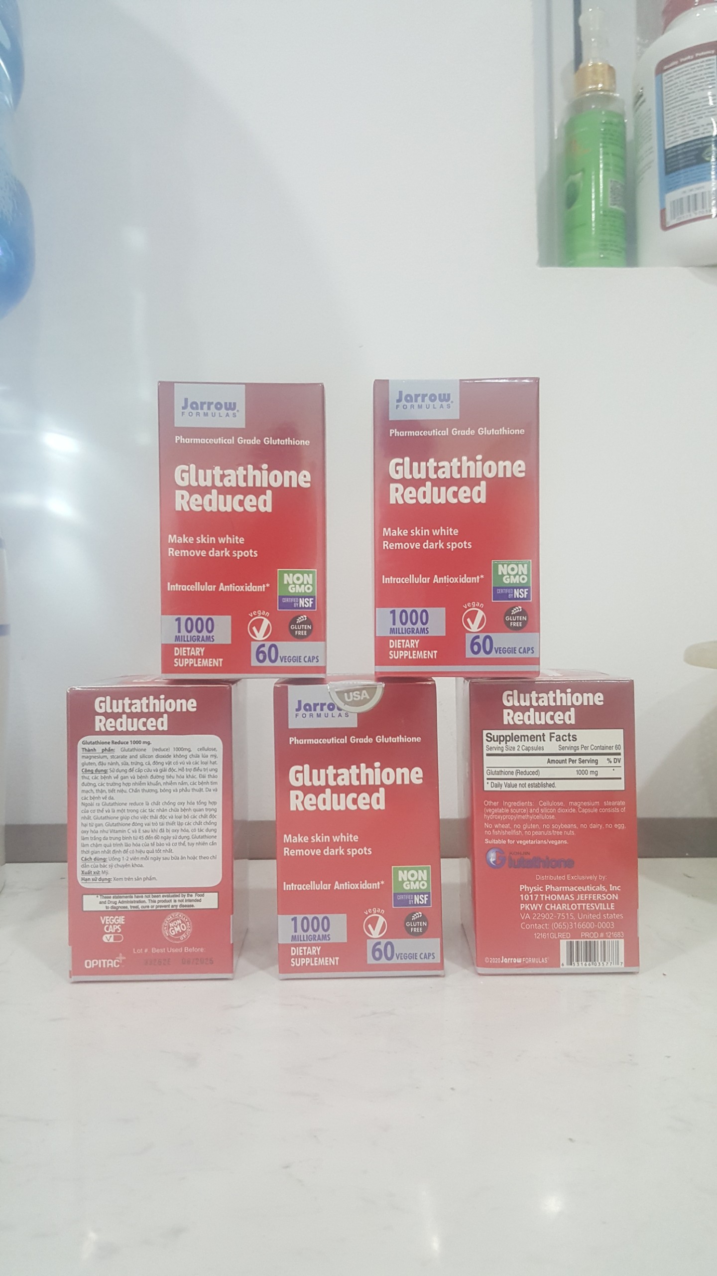 Viên Uống Trắng Da Glutathion 1000mg