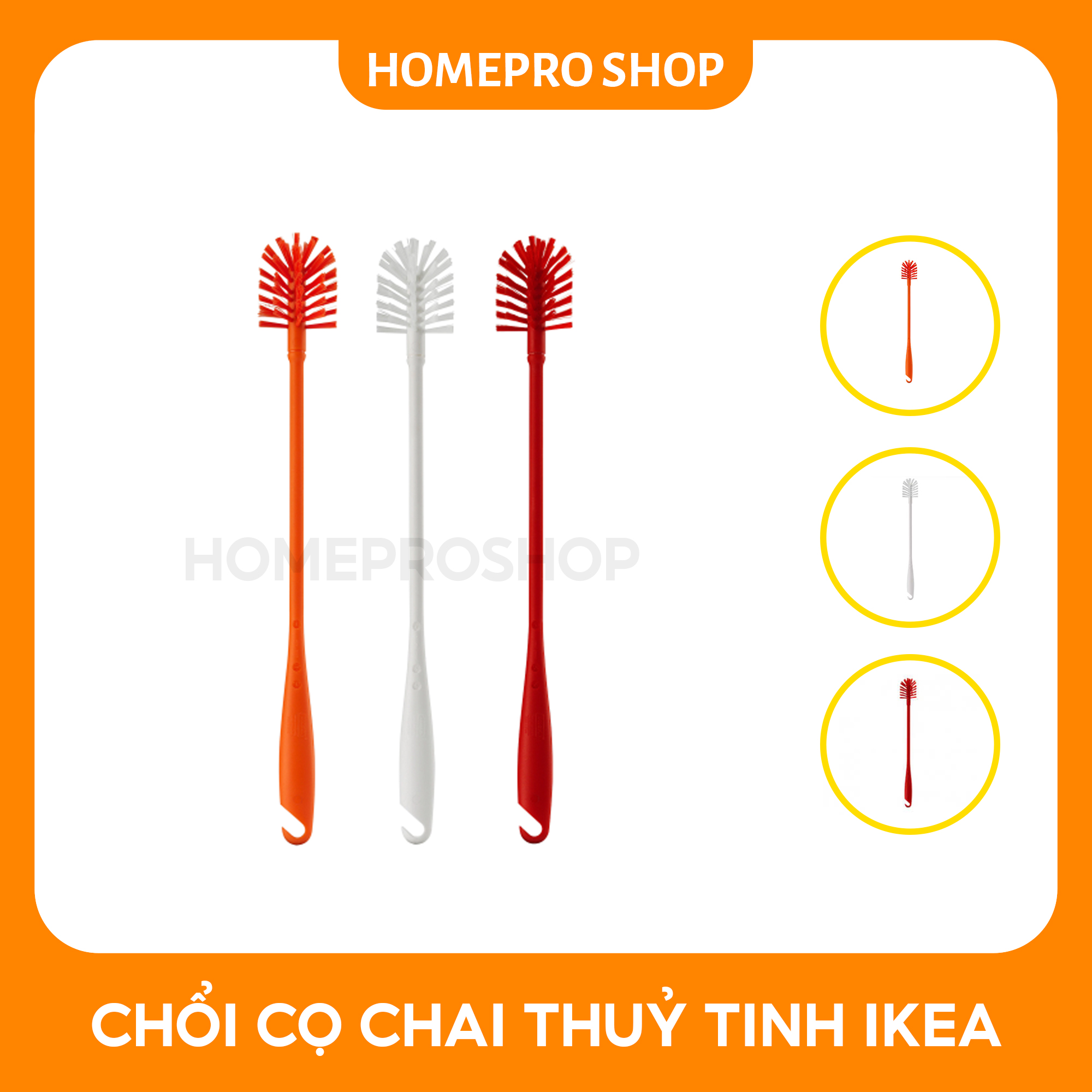 Chổi cọ chai thủy tinh medelvåg ikea