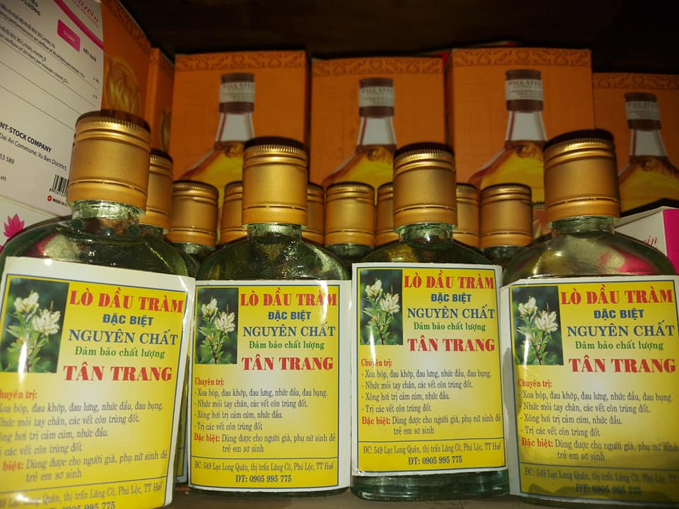 Dầu tràm Huế nhà nấu