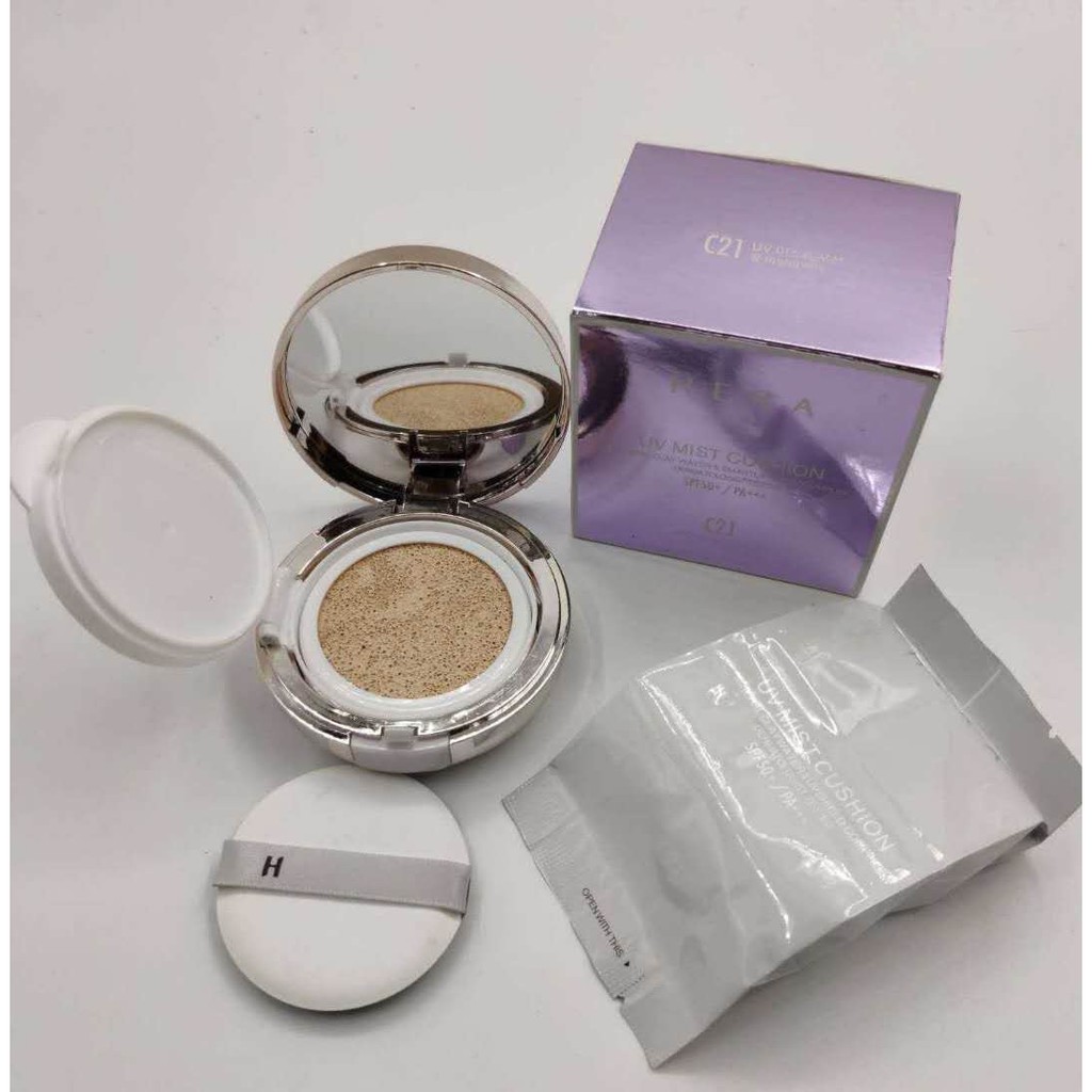 Phấn nước cao cấp chống nắng hera uv mist cushion spf50+/pa+++ hàn quốc kèm lõi