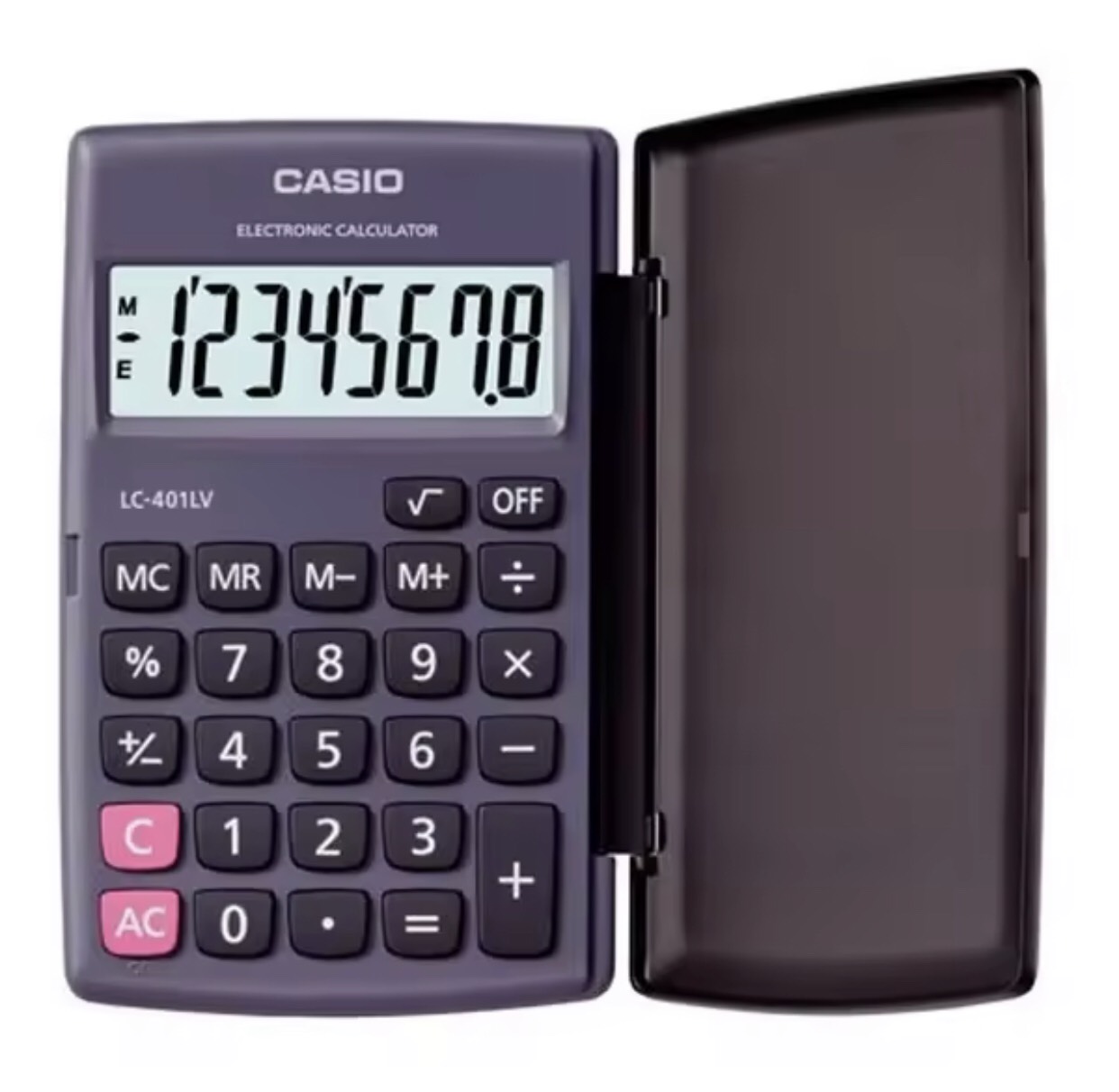 Máy tính casio lc-401lv máy tính mini bỏ túi tiện mang theo bên mình