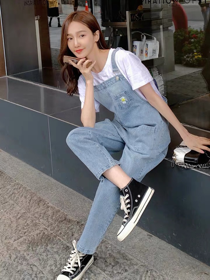 [HCM](CÓ SIZE 60KG) QUẦN YẾM JEAN NỮ THÊU THỜI TRANG CAO CẤP GONSHOP89 MSYT03
