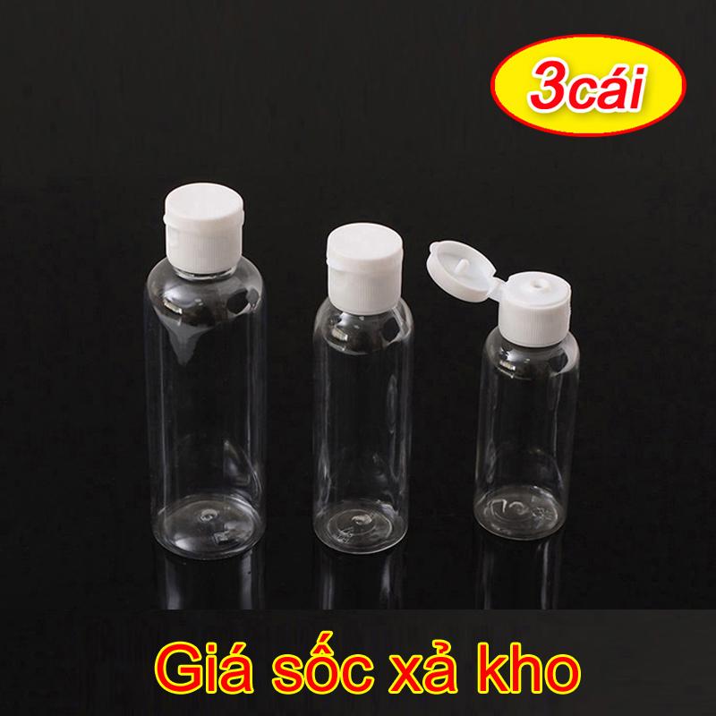 [HCM]Chai nhựa nắp bật-3cái