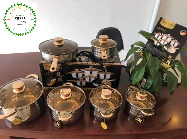 BỘ NỒI 6 MÓN VUNG KÍNH ANGELBERG