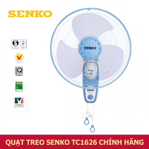 Quạt treo tường 2 dây Senko TC1626