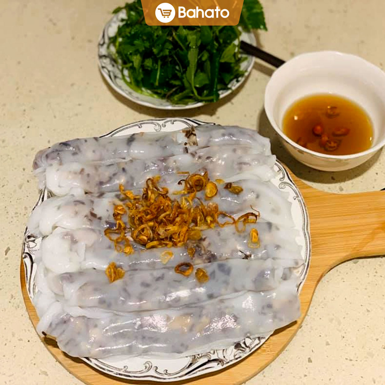 Dụng cụ làm bánh cuốn tiêu chuẩn Bahato (chọn cỡ từ 22cm - 40cm)
