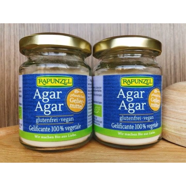 Bột Agar làm thạch rau câu hữu cơ Rapunzel (60g)