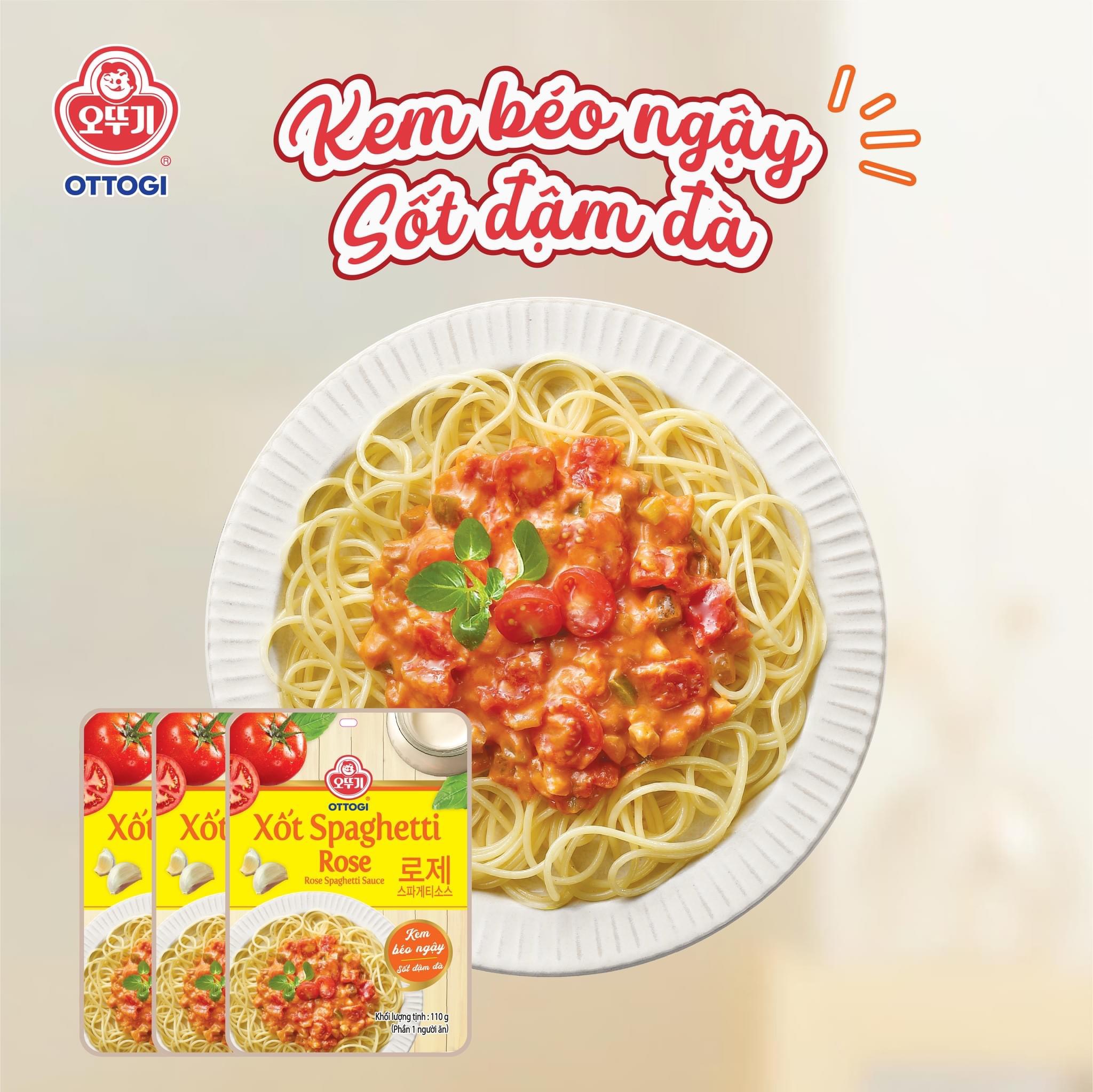 Xốt Spaghetti Rose Ottogi 110g
