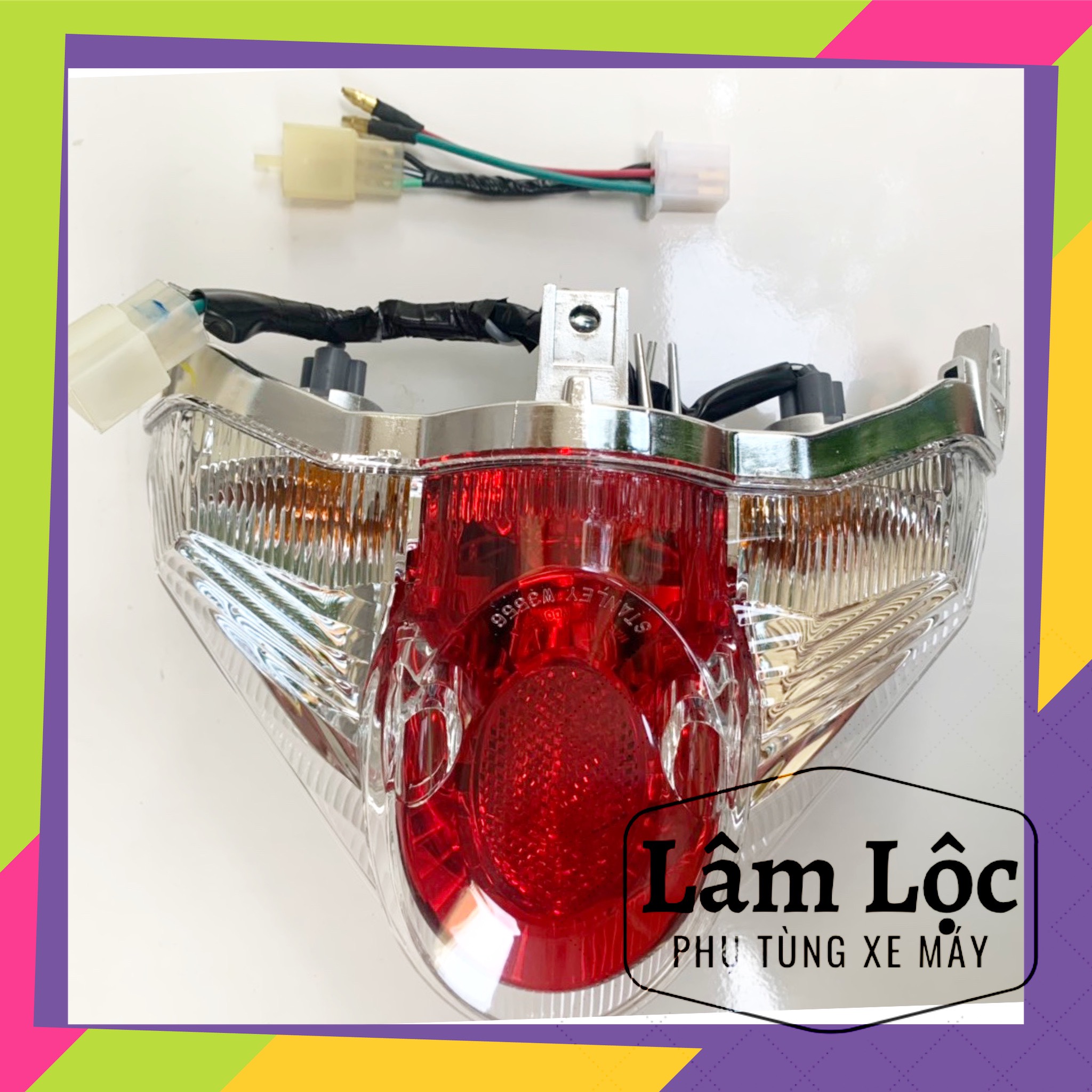 Đèn hậu Satria fi tặng jack chuyển lắp Raider fi