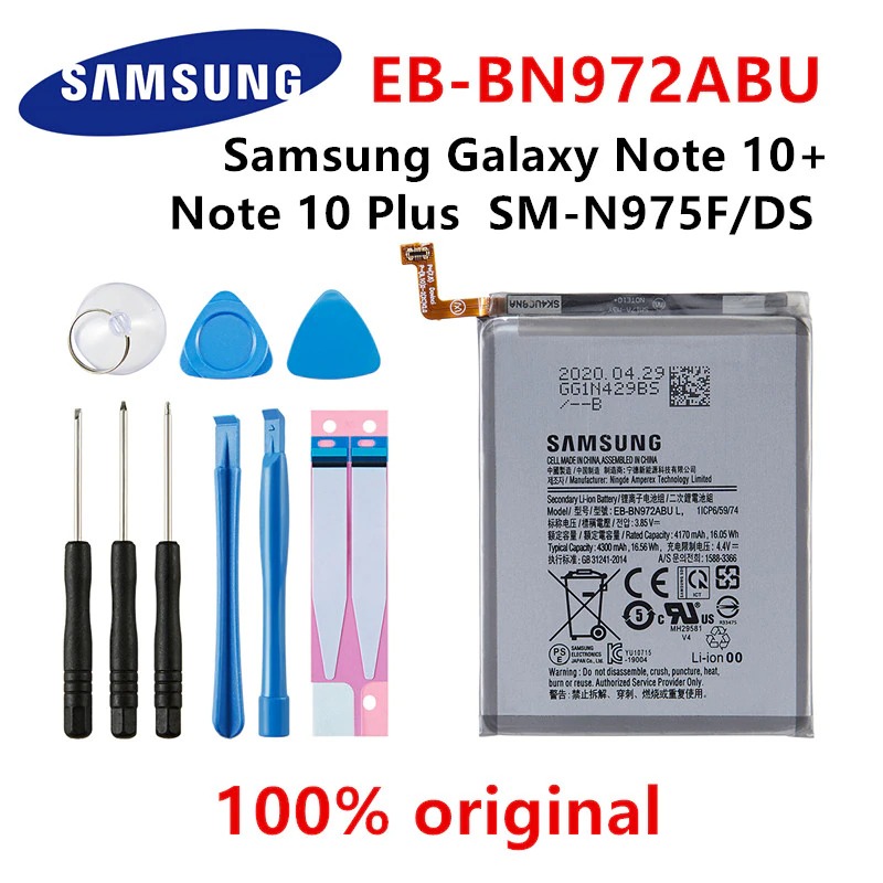 Pin Samsung Galaxy Note đủ các mã phổ biến: Note 20Ultra, Note 20, Note 10 Plus, Note 10, Note 10 Lite, Note 9, Note 8...Tặng kèm bộ mở máy