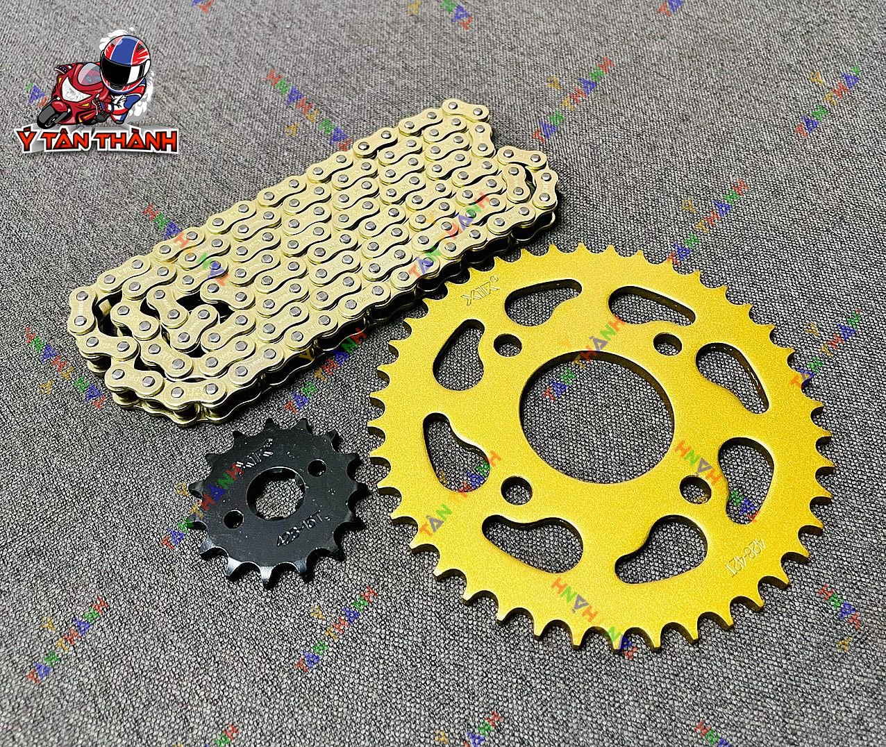 Nhông Sên Đĩa X1R Sonic 150 Vàng