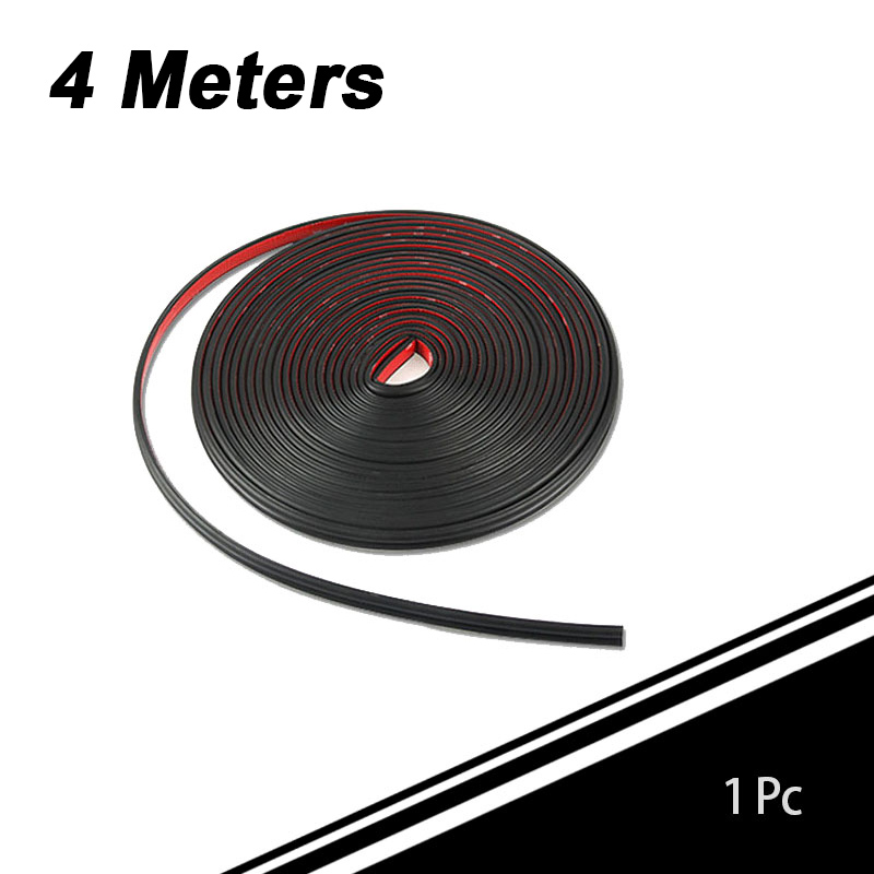 Auto Door Rubber Universal Car Door Seal Strips Sticker B Shape Car Door Sealing Strip Soundproof Dustproof Weatherstrip Rubber Seals