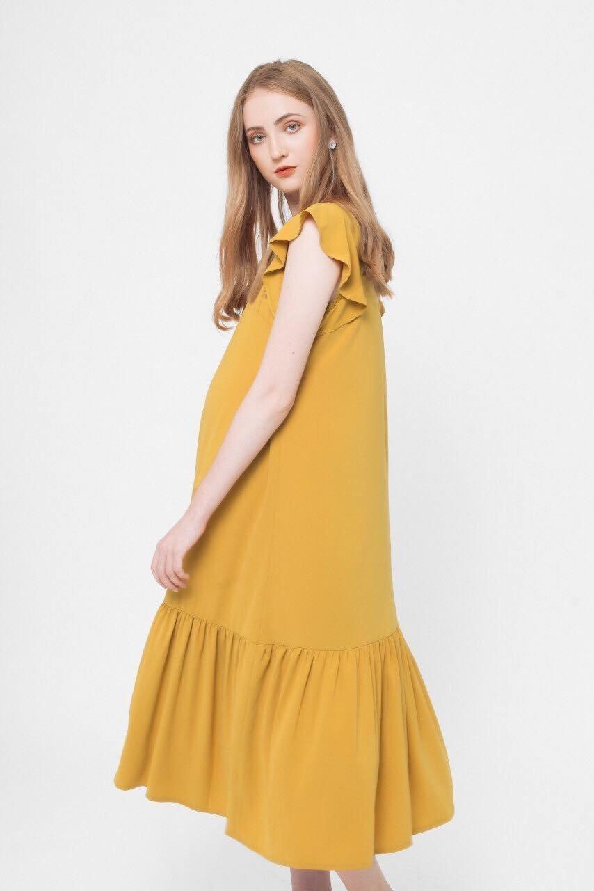 ĐẦM MAXI BẦU ĐUÔI CÁ