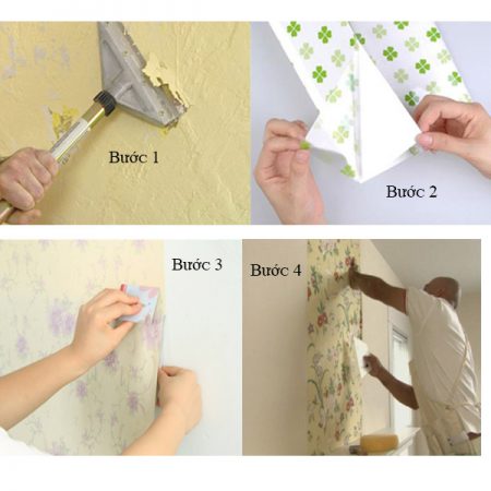Tranh dán tường 3D hoa đá ngọc BINBIN DN30