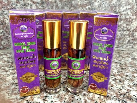 01 Dầu PUYA BRAND 19 Vị Thảo Dược THÁI LAN (8ml/chai)