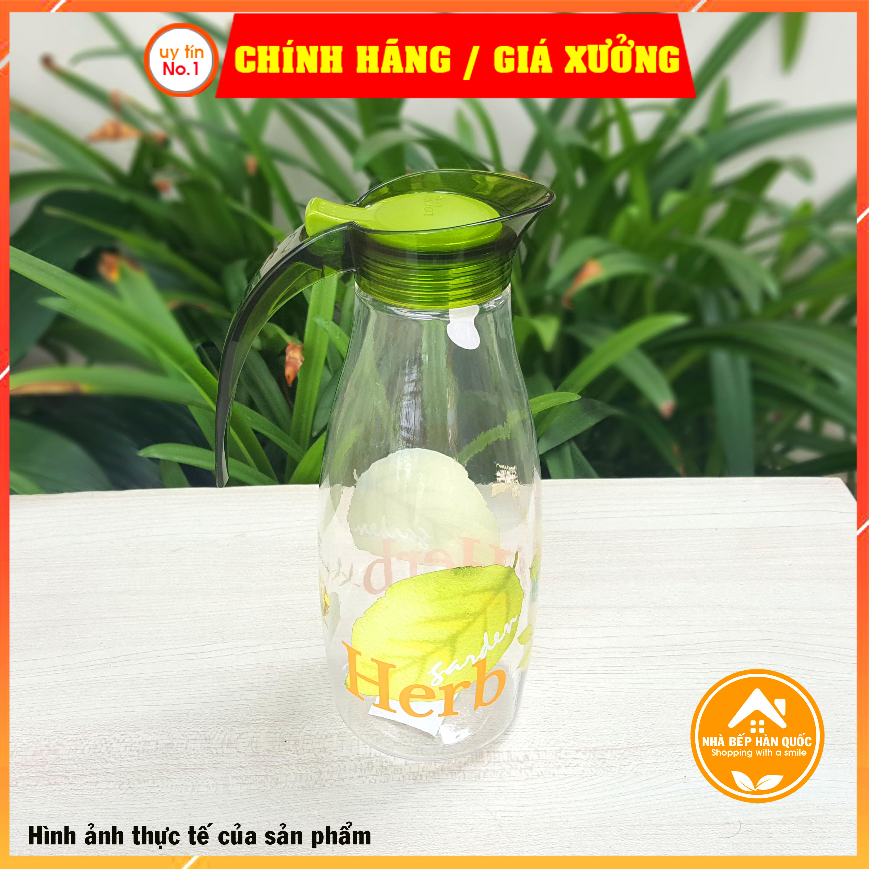 Bình nước Bisfree Classic Lock&Lock 1.2L ABF627