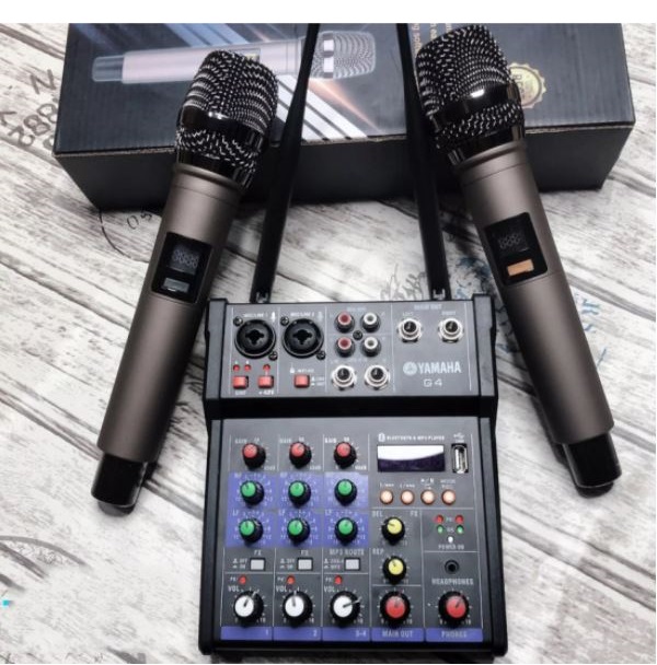 Bộ Mixer Yamaha G4 USB Cao Cấp.