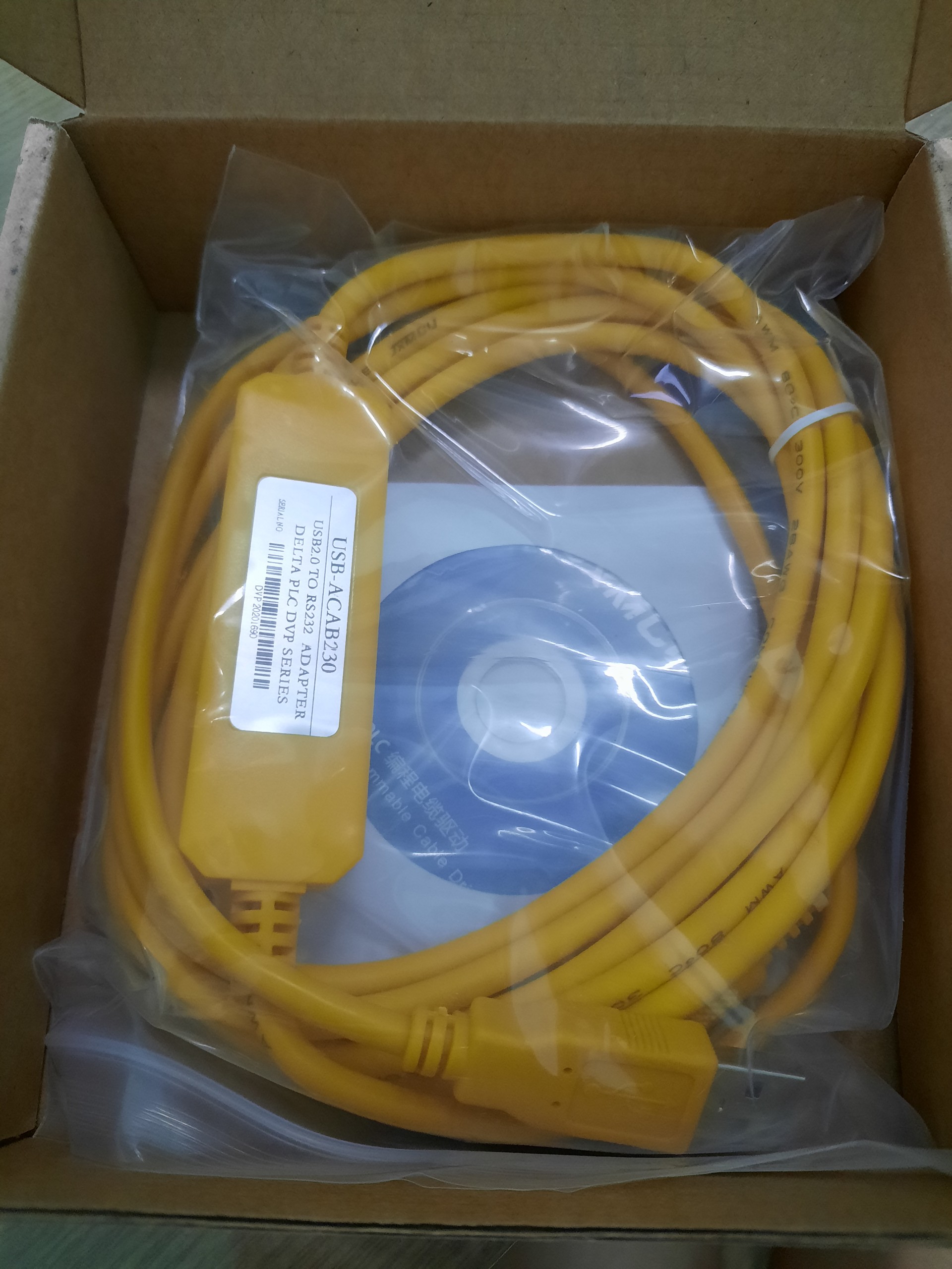 CÁP LẬP TRÌNH PLC DELTA USB DVP - CÁP PLC Delta USBACAB230