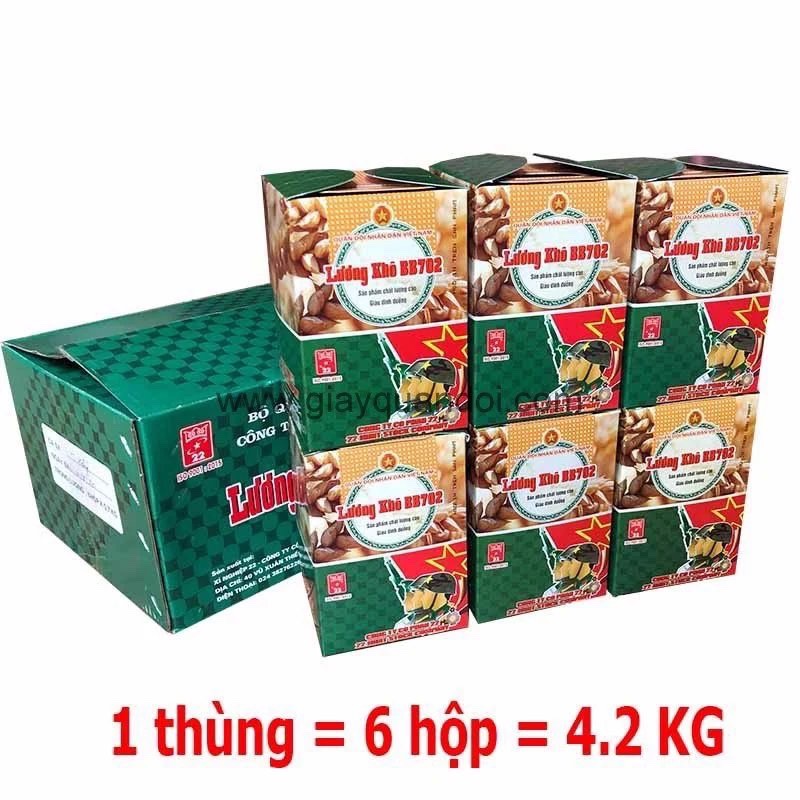 (Miễn phí giao hàng ) Lương Khô BB702 -1 hộp