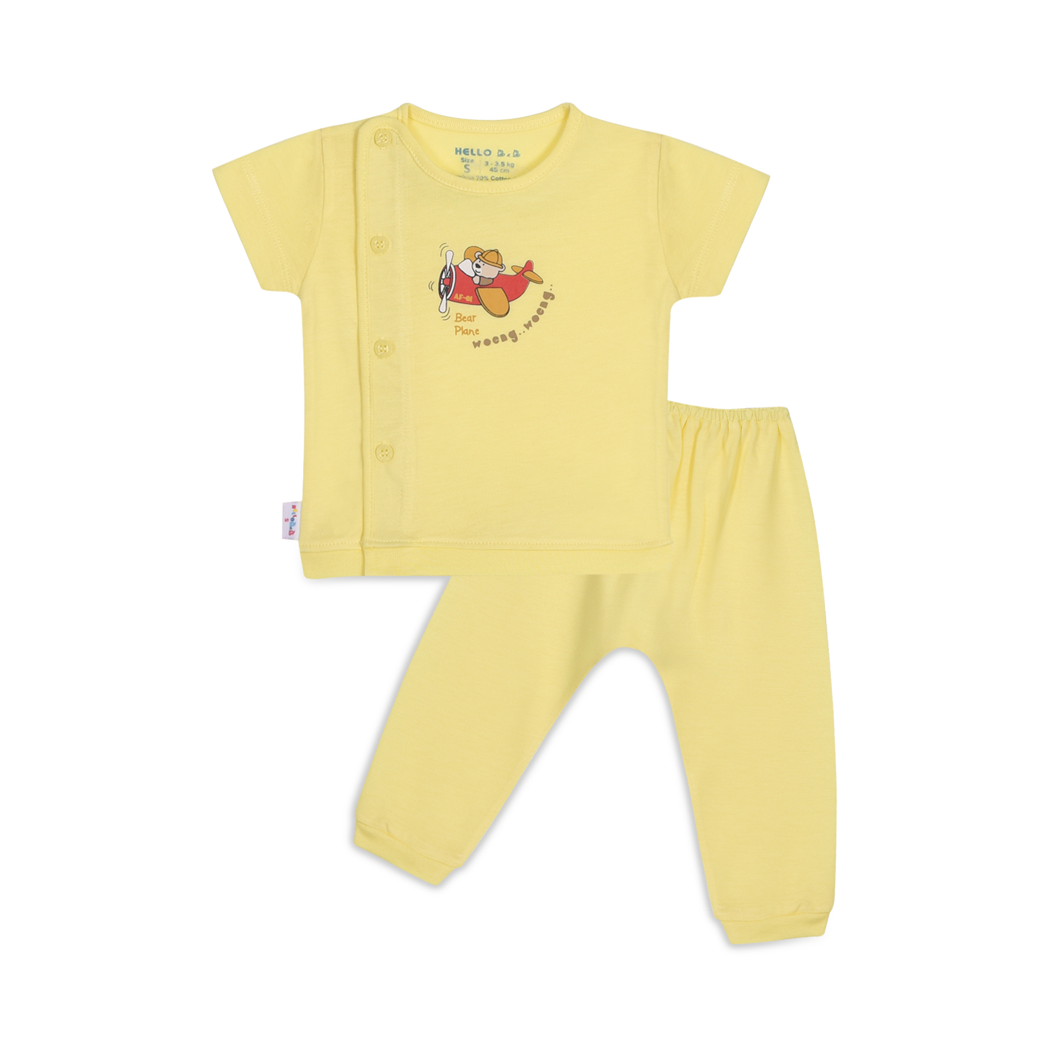 BỘ SƠ SINH BÁC SĨ BO TAY NGẮN 1327- HELLO BB