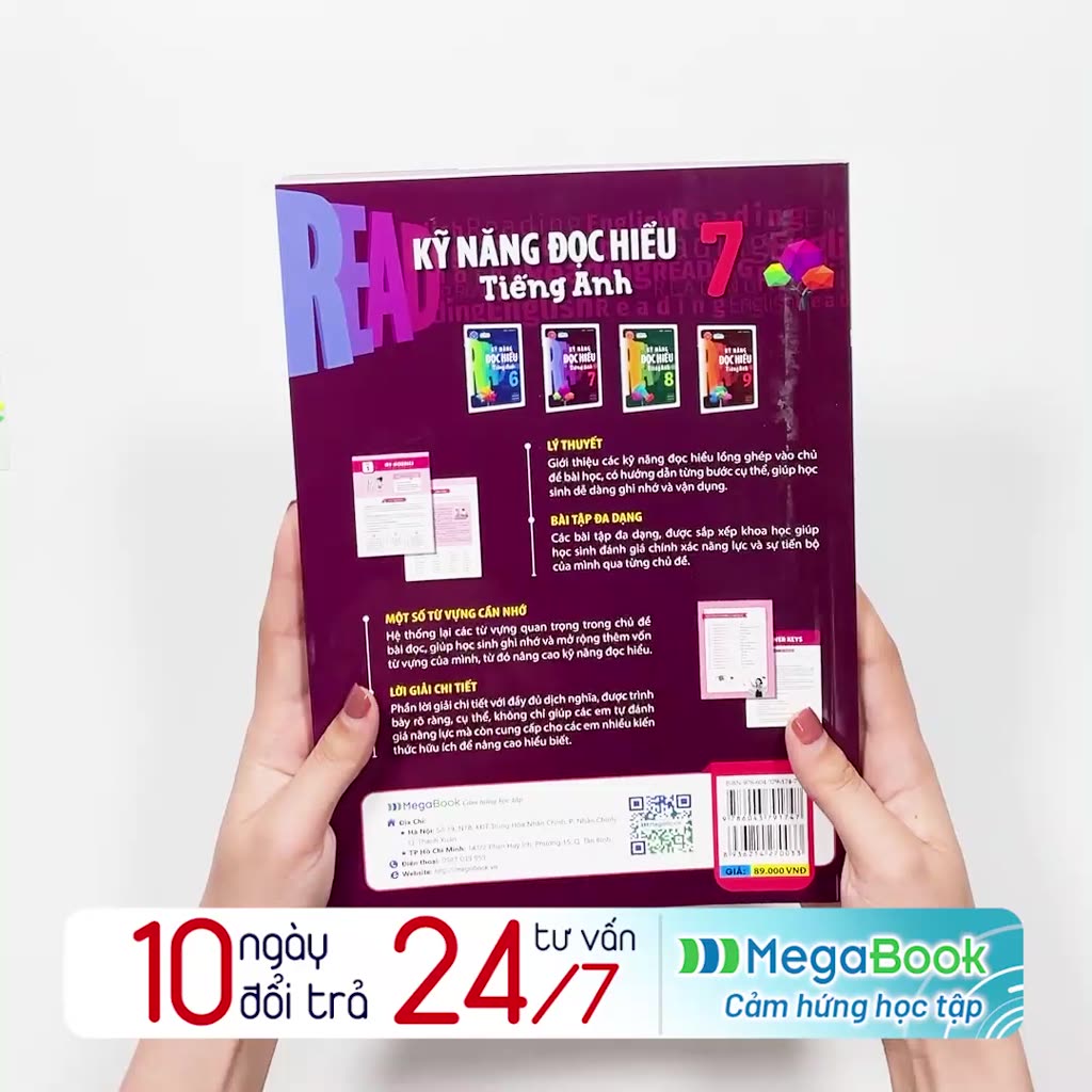 Sách Kỹ Năng Đọc Hiểu Tiếng Anh Lớp 7