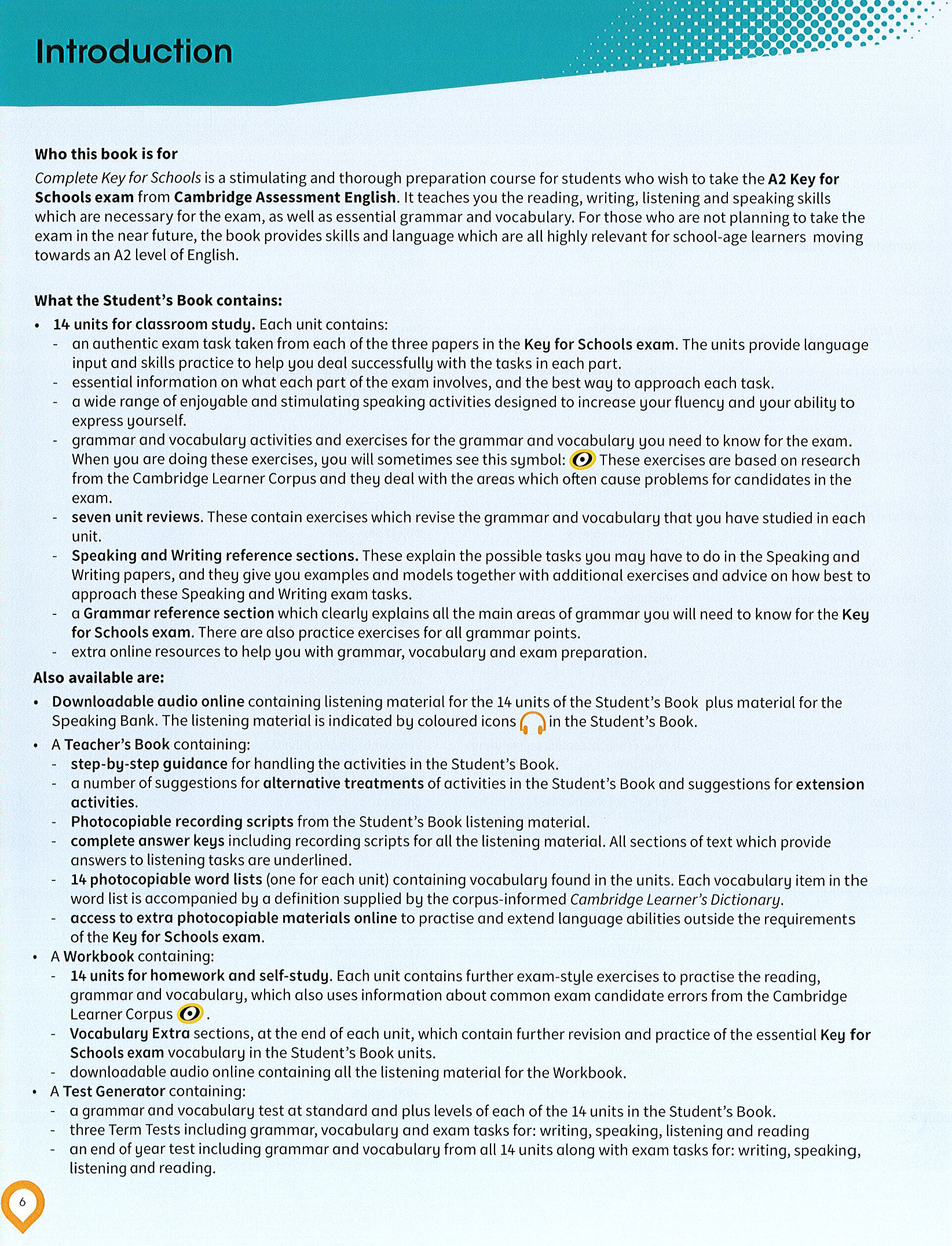 COMPLETE KEY FOR SCHOOLS STUDENT'S BOOK và WORKBOOK