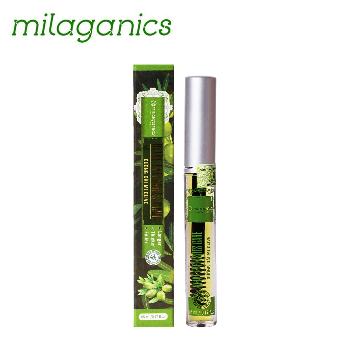MASCARA DƯỠNG MI OLIVE MILAGANICS 5ML