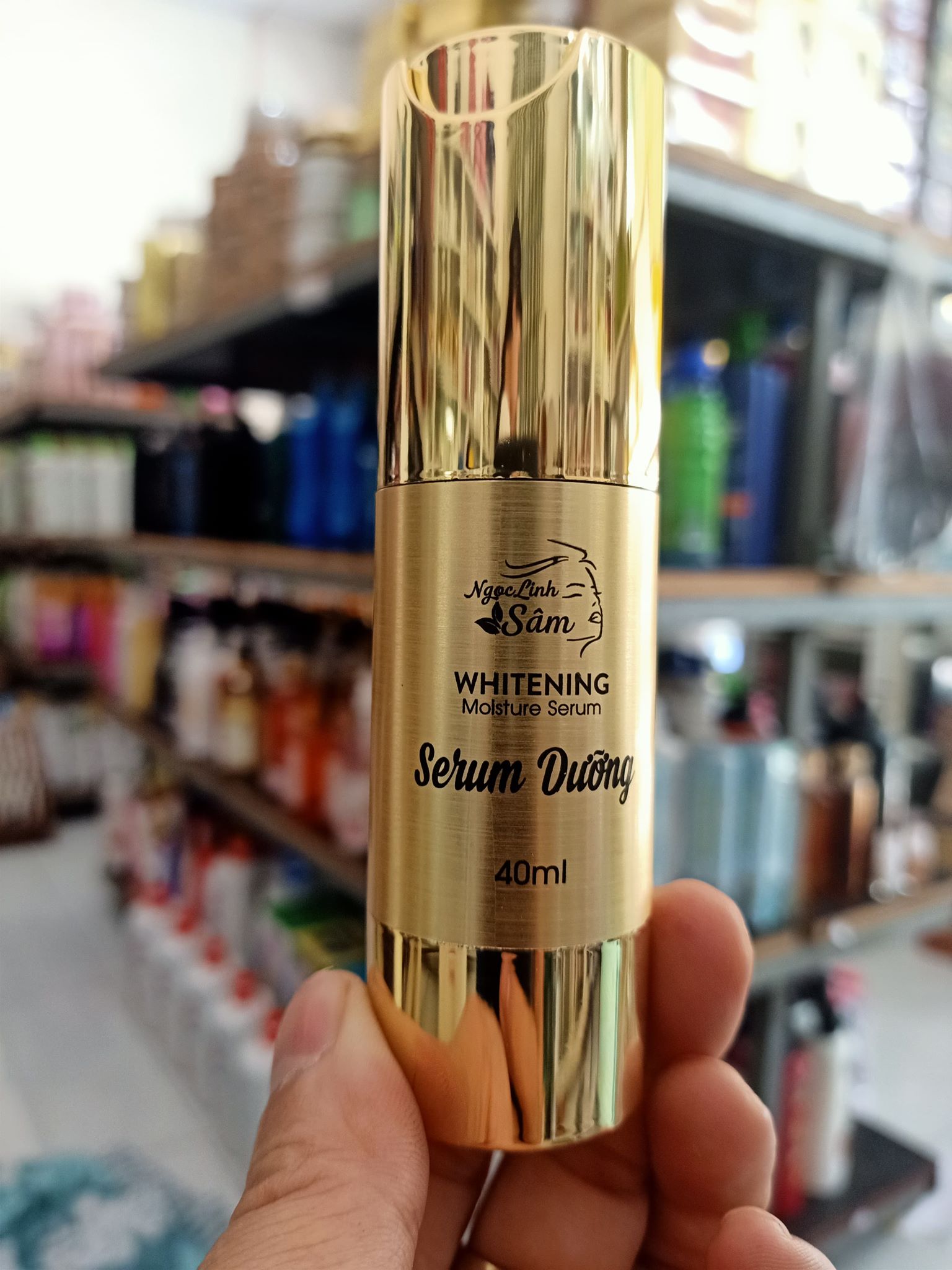 Serum dưỡng da Ngọc Linh Sâm mẫu mới