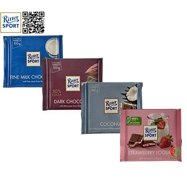 Socola hiệu Ritter Sport Đức thanh 100g