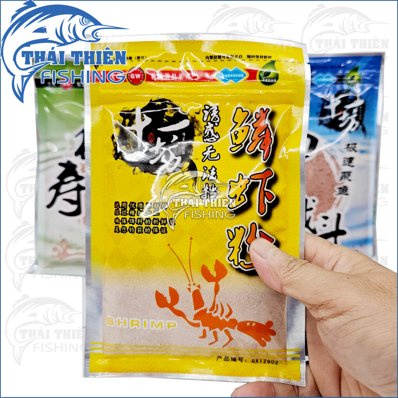 Mồi Đông Lạnh Câu Rô Phi GW Vị Tanh, Tôm, Gan
