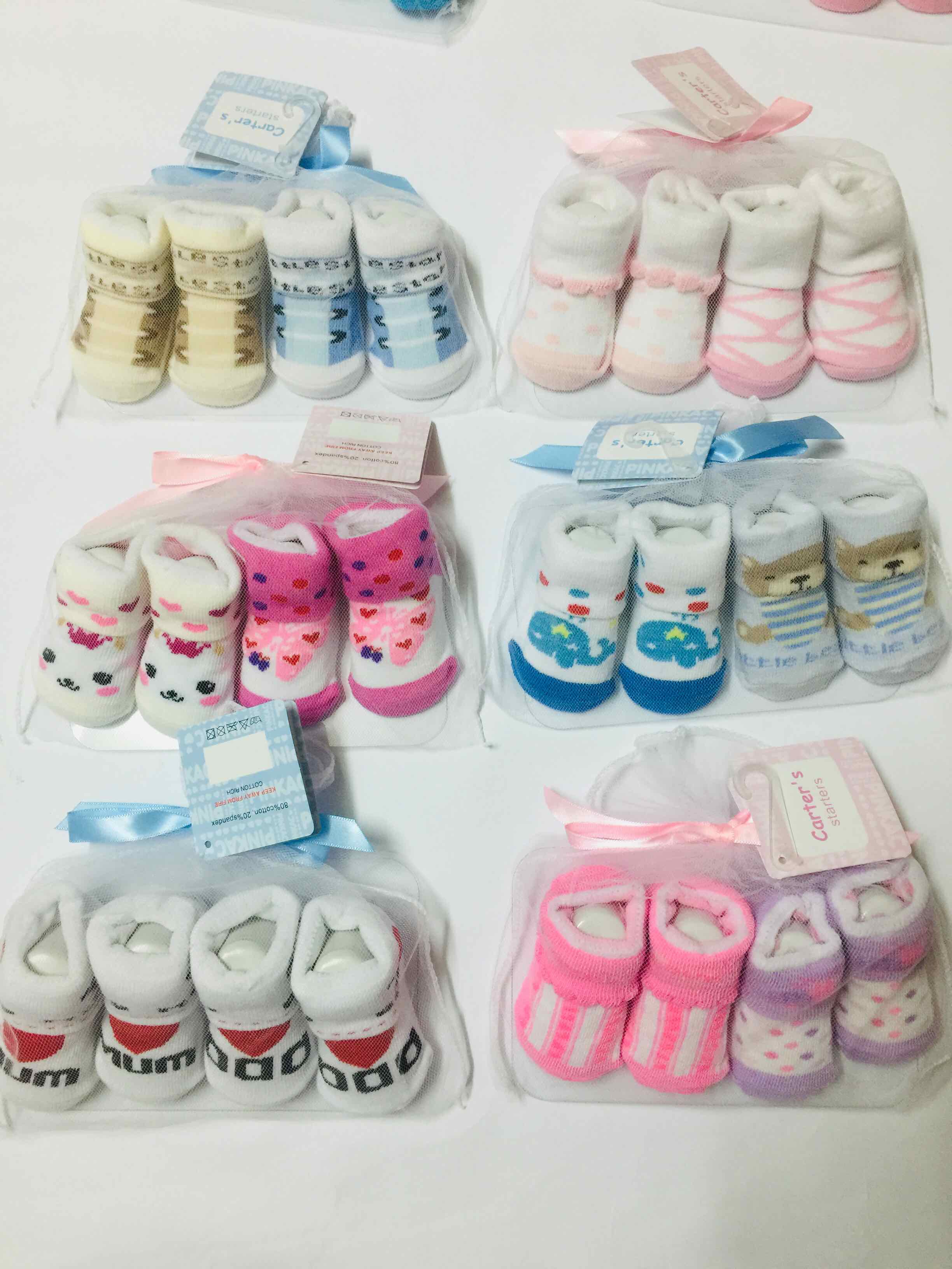 [HCM]SET 2 VỚ CHÂN CHO BÉ SƠ SINH - 7KG CARTER