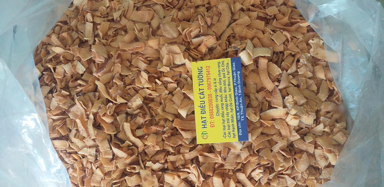 DỪA KHÔ GIÒN ĐÓNG TÚI ZÍP 500-1KG